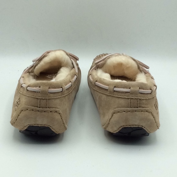 UGG Dakota Tab Suede Moccasin House Slippers - Picture 3 of 7
